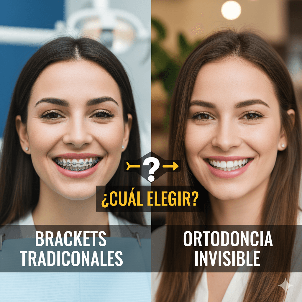 Ortodoncia Invisible vs. Brackets Tradicionales: ¿Cuál Elegir?